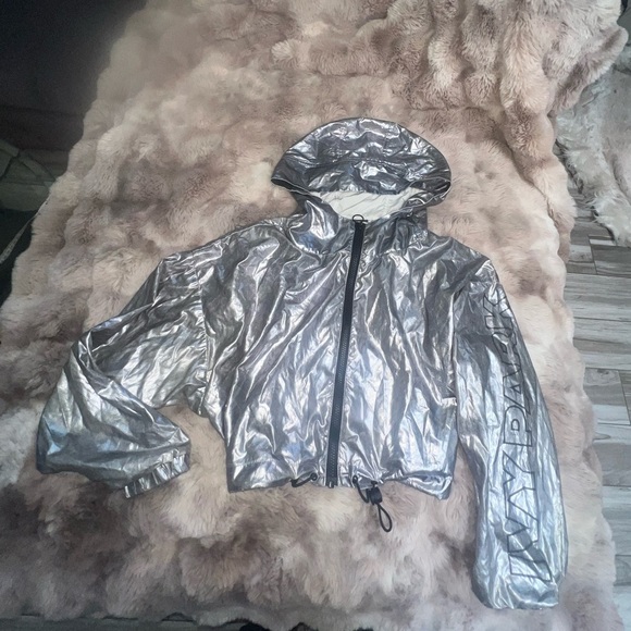 Ivy Park Metallic Crop Jacket, Small - Picture 14 of 14
